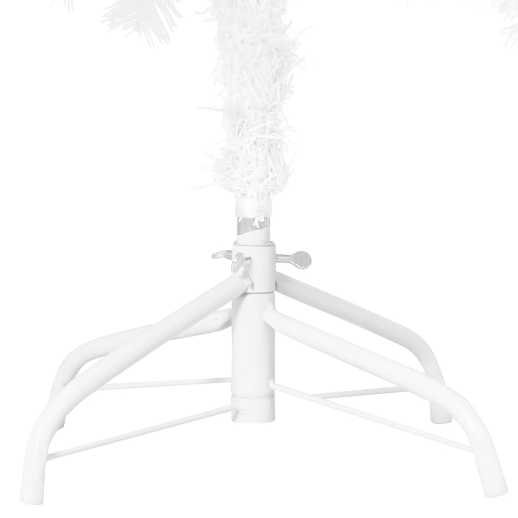 vidaXL Artificial Pre-lit Christmas Tree with Thick Branches White 240 cm