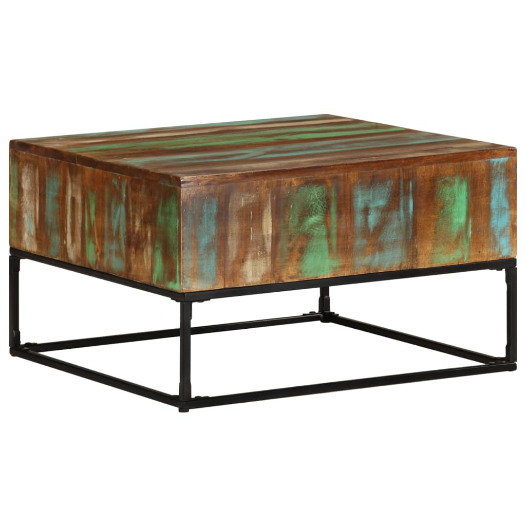 vidaXL Coffee Table 68x68x41 cm Solid Reclaimed Wood