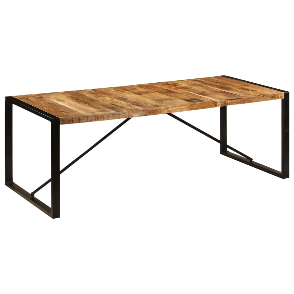 vidaXL Dining Table 220x100x75 cm Solid Mango Wood