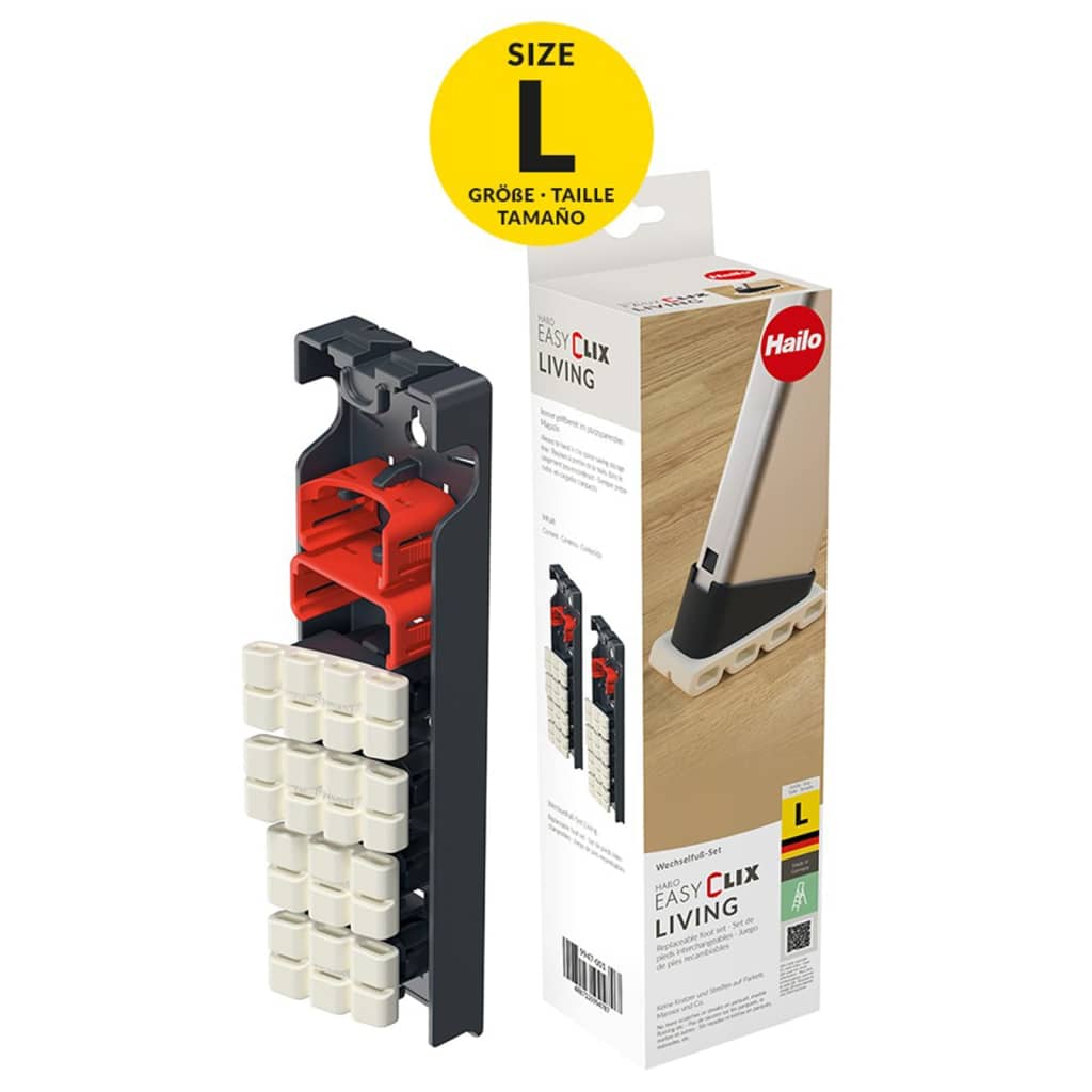 Hailo Ladder Replacement Foot Set EasyClix Living Size L 9947-001