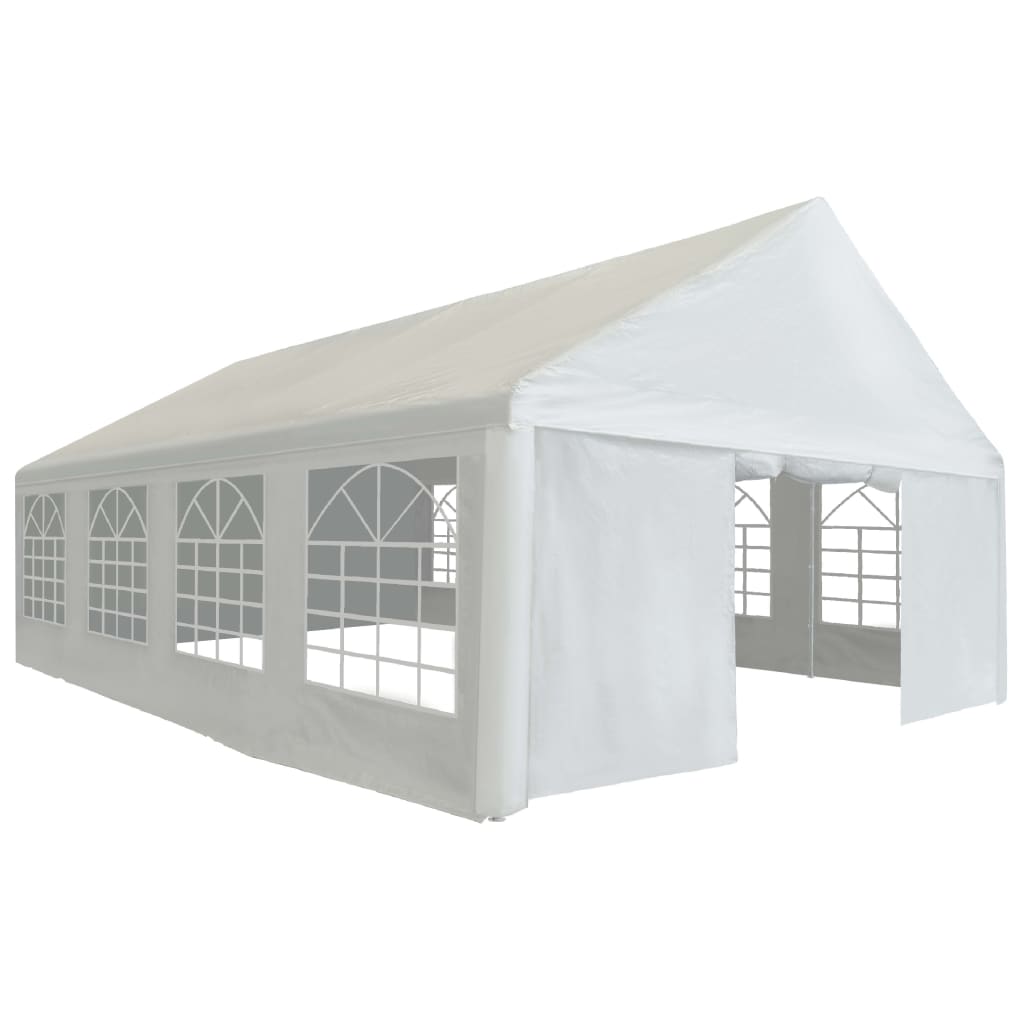 vidaXL Party Tent PE 5x8 m White