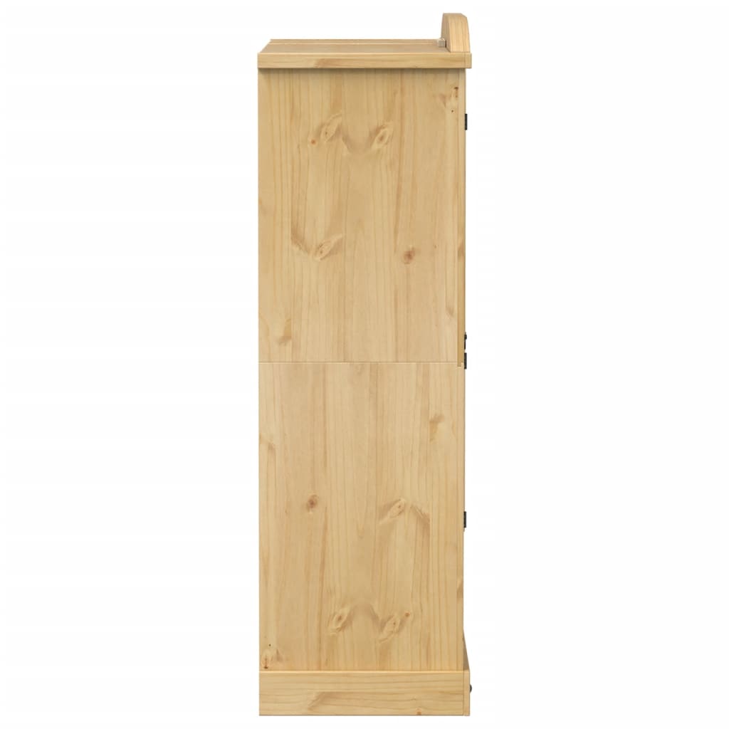 vidaXL Wardrobe Corona 151.5x52x170 cm Solid Wood Pine