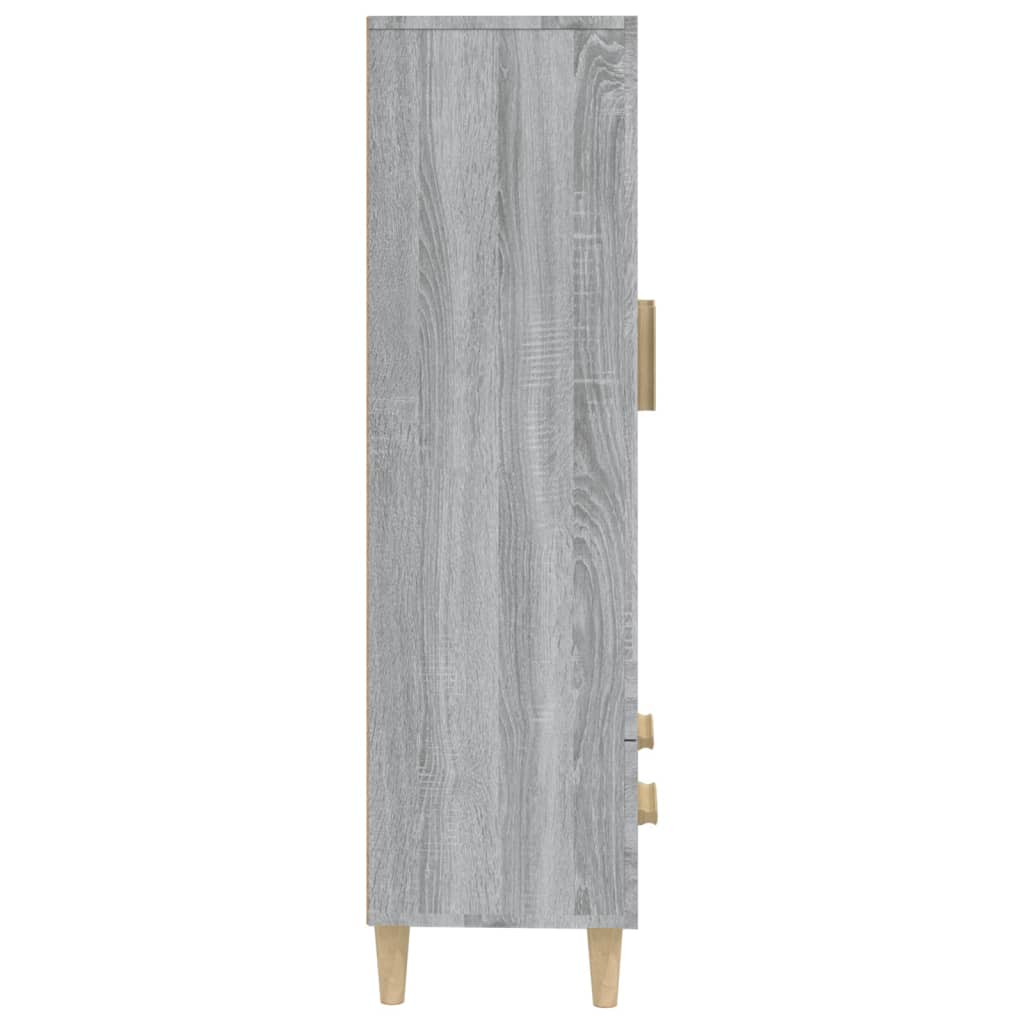 vidaXL Highboard Grey Sonoma 70x31x115 cm Engineered Wood