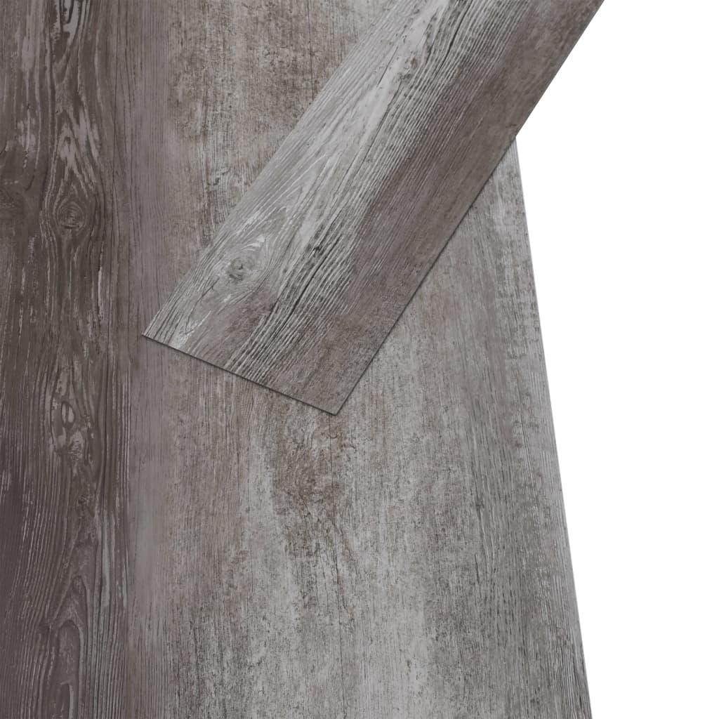 vidaXL Self-adhesive PVC Flooring Planks 5.21 m? 2 mm Striped Wood