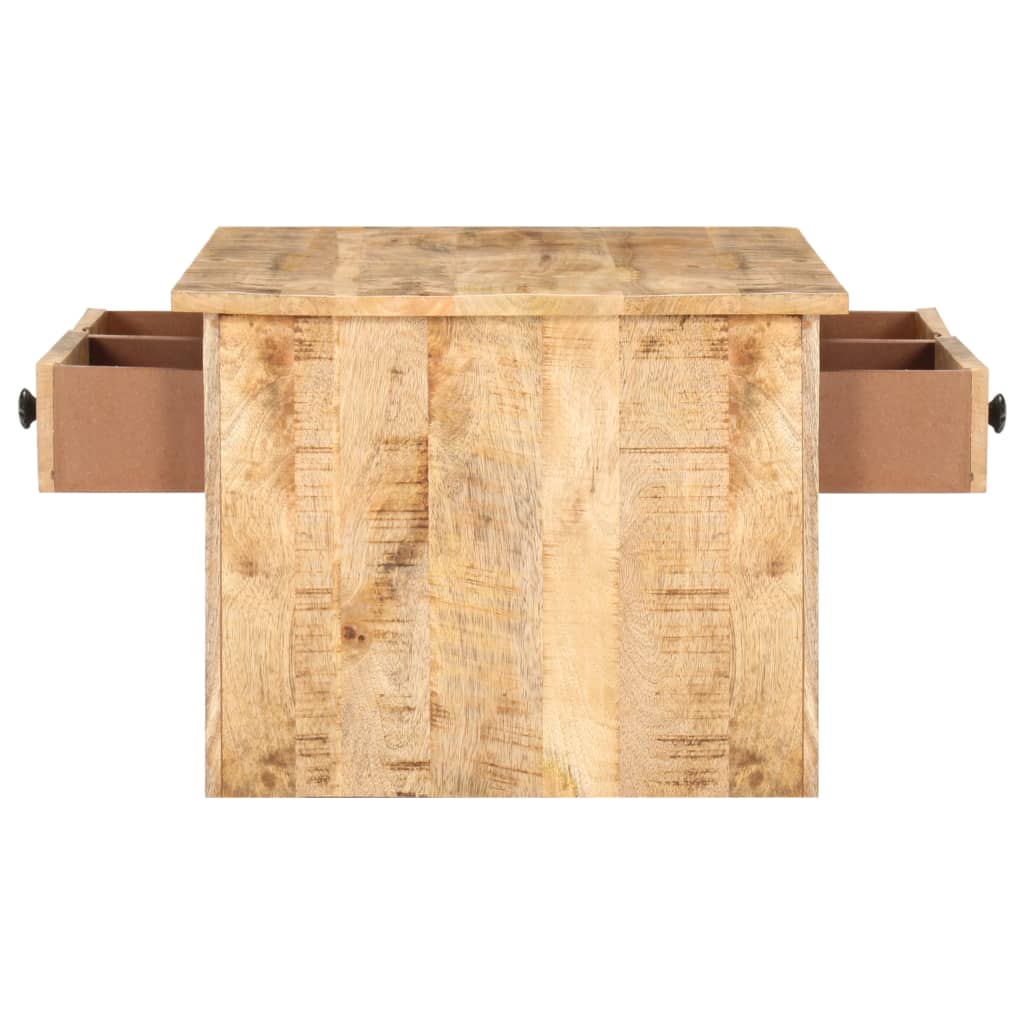 vidaXL Coffee Table 88x50x38 cm Rough Mango Wood