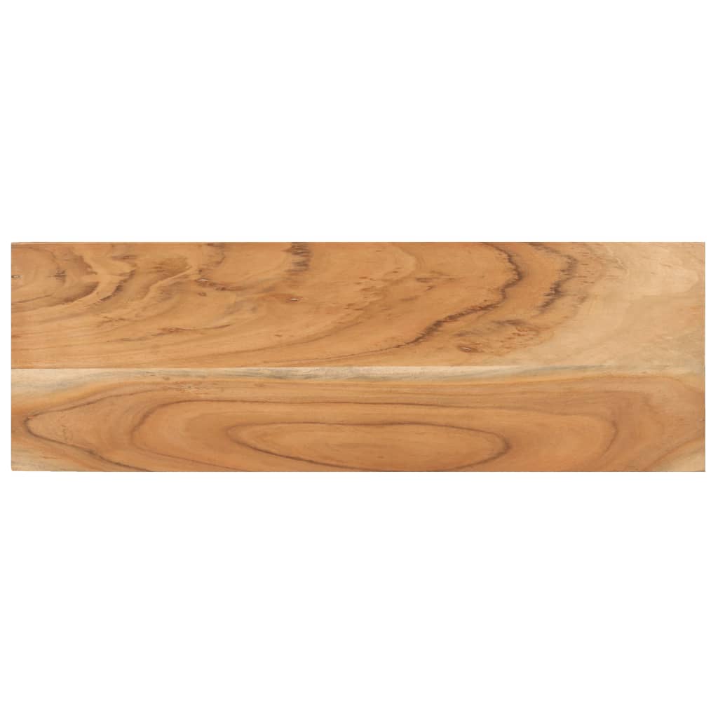 vidaXL Console Table 110x30x75 cm Solid Acacia Wood