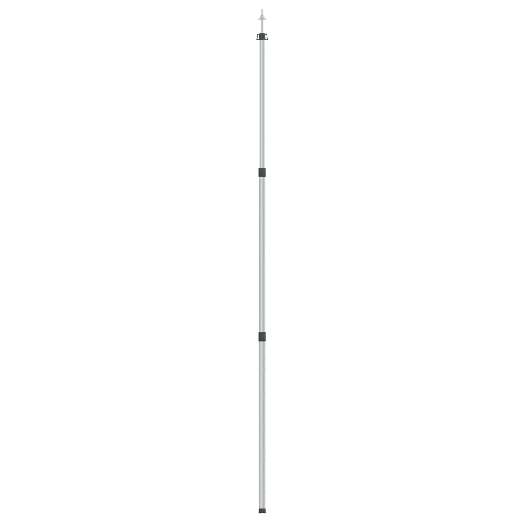 vidaXL Telescopic Tarp Pole with Length of 102-260 cm Aluminum