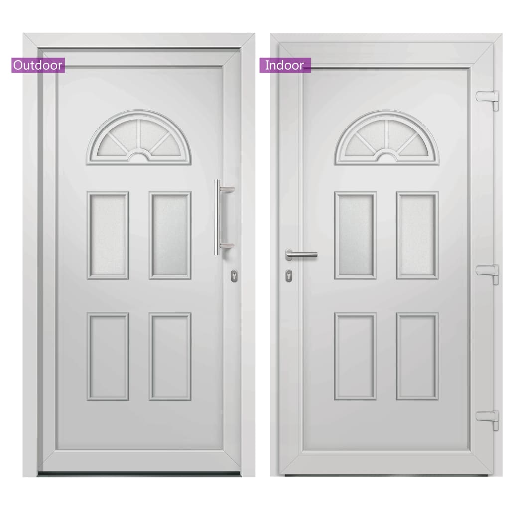 vidaXL Front Door White 88x208 cm
