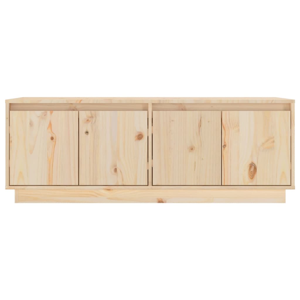 vidaXL TV Cabinet 110x34x40 cm Solid Wood Pine