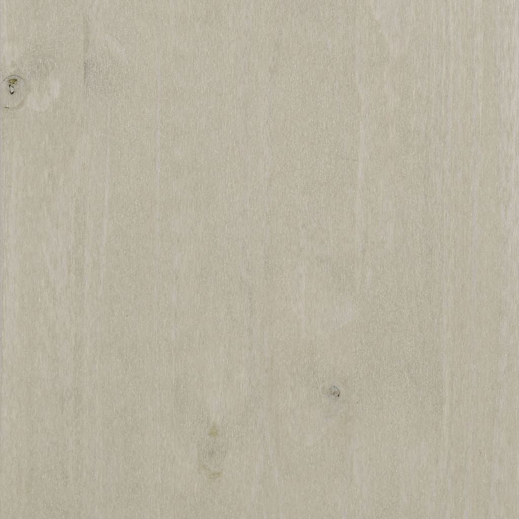 vidaXL Top for Highboard HAMAR White 90x30x100cm Solid Wood Pine