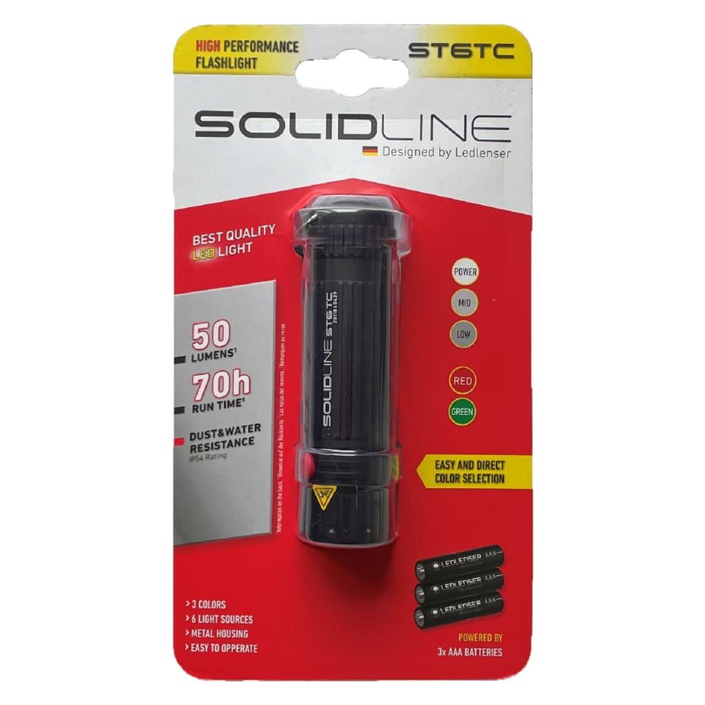 SOLIDLINE Torch ST6TC with Clip 50 lm