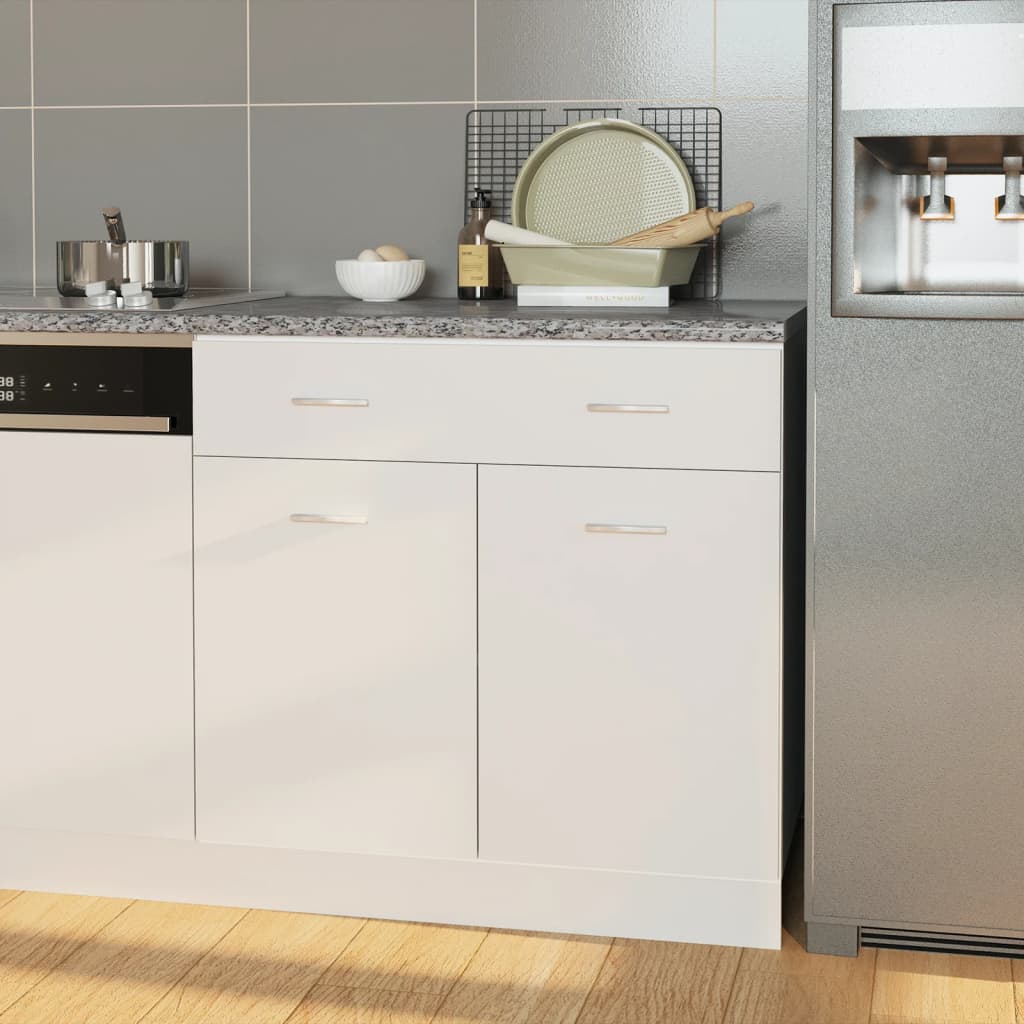 vidaXL Kitchen Countertop Grey with Granite Texture 80x60x2.8 cm Chipboard