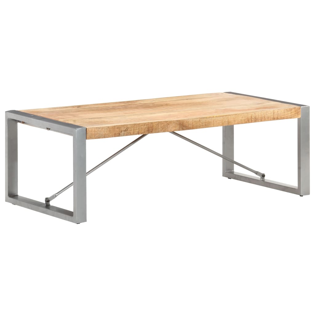 vidaXL Coffee Table 120x60x40 cm Rough Mango Wood