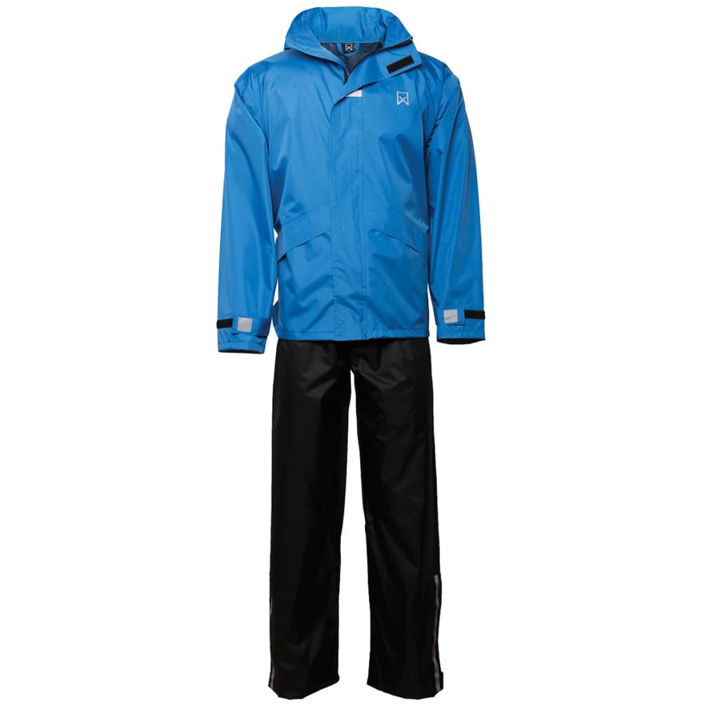 Willex Rain Suit Size S Blue and Black 29143