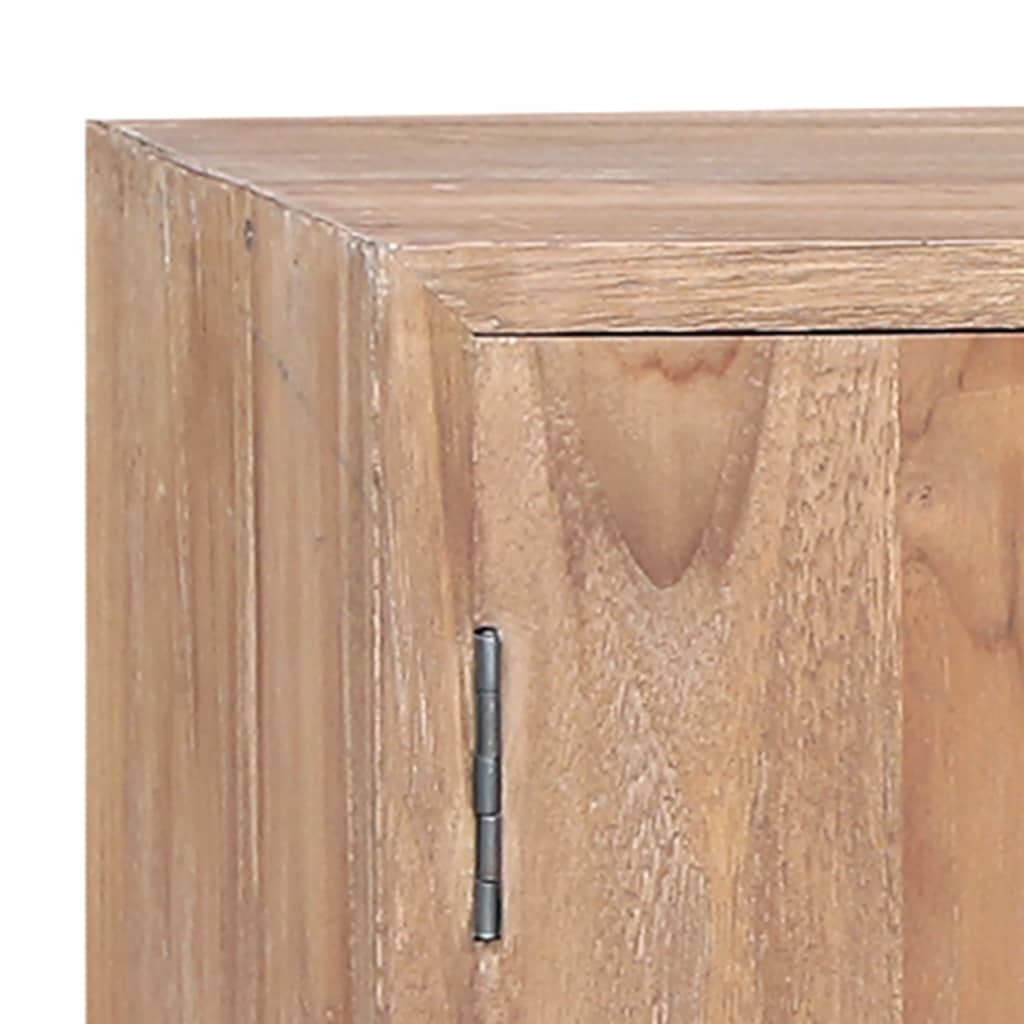vidaXL Side Cabinet 110x30x75 cm Solid Teak
