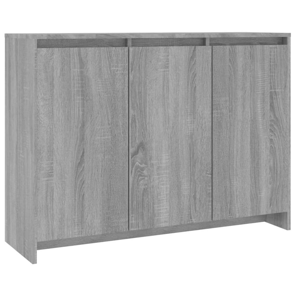 vidaXL Sideboard Grey Sonoma 102x33x75 cm Engineered Wood