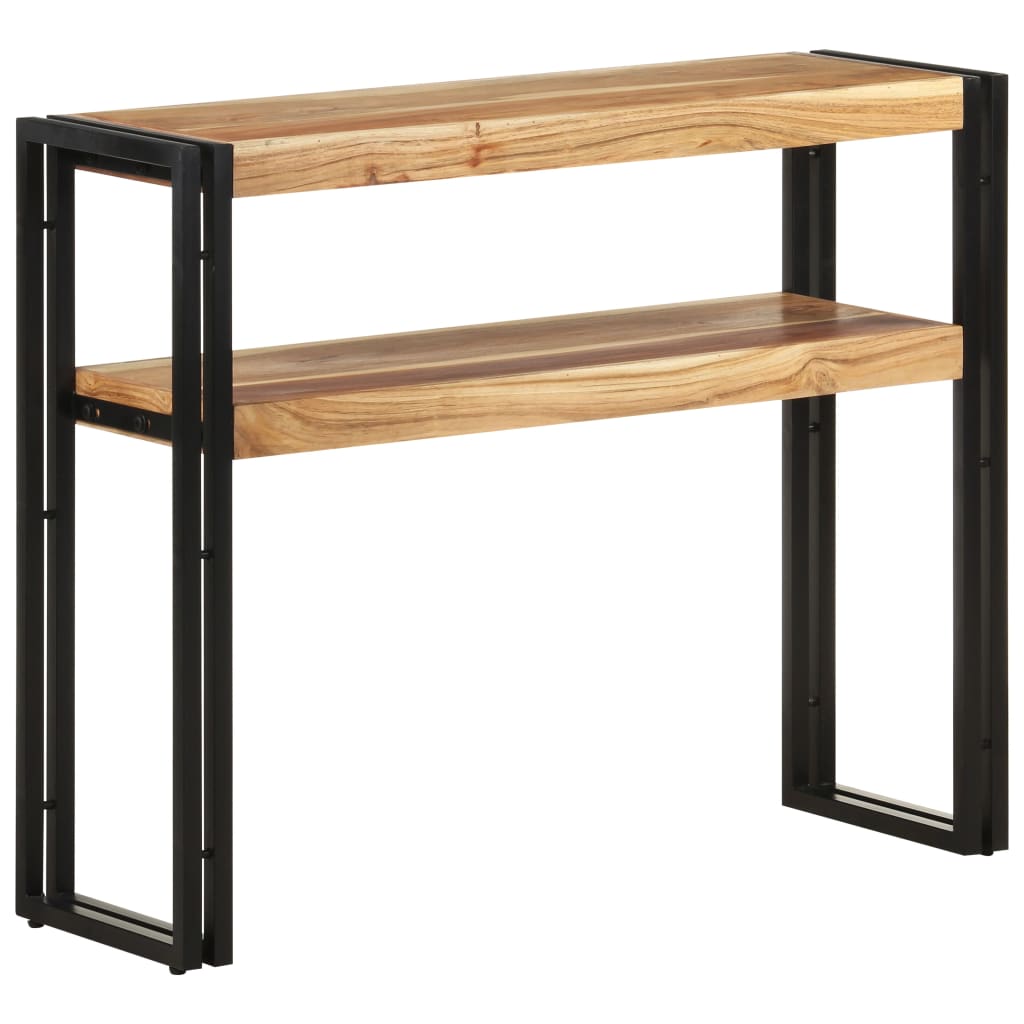 vidaXL Console Table 90x30x75 cm Solid Acacia Wood