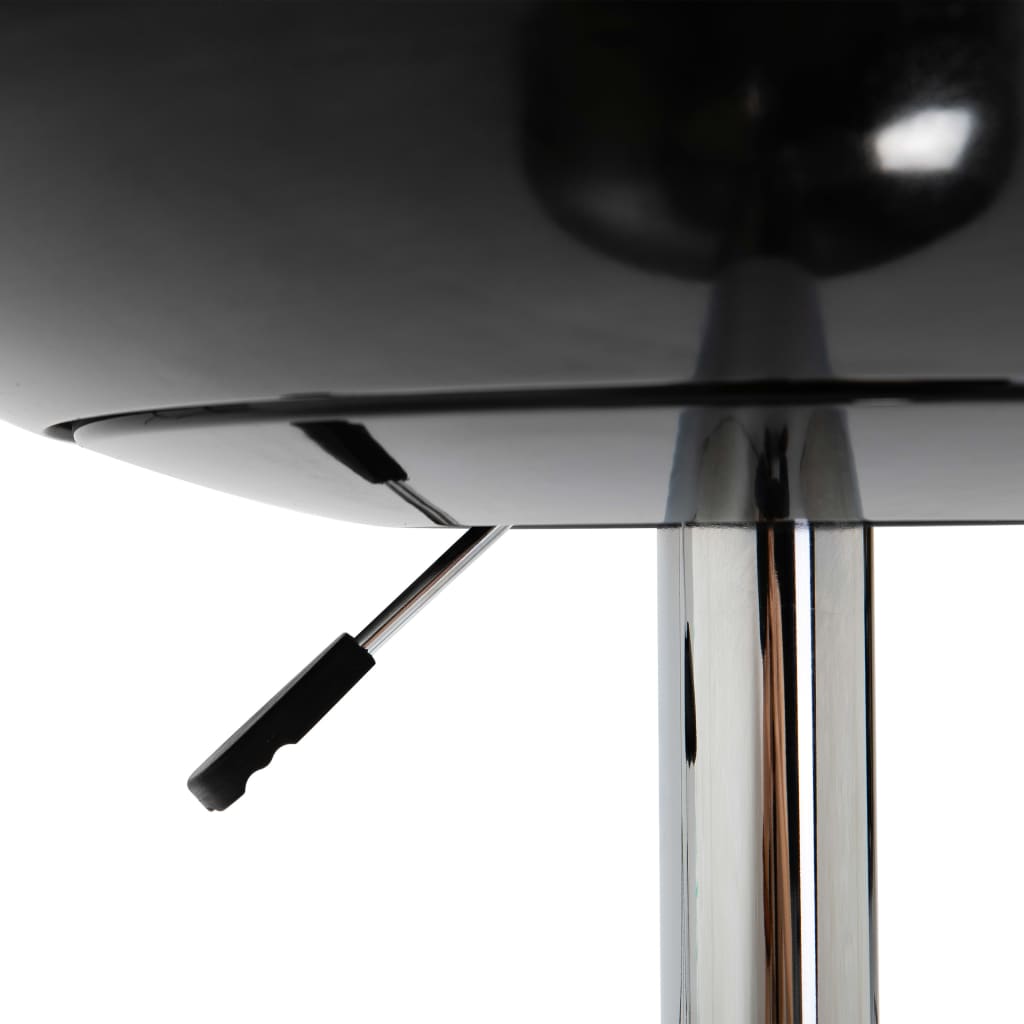 vidaXL Bar Table Black Ø60 cm ABS