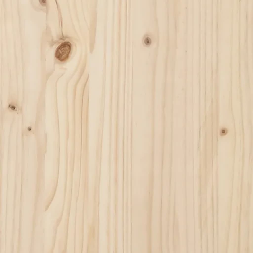 vidaXL Wall Headboard 159.5x3x110 cm Solid Wood Pine