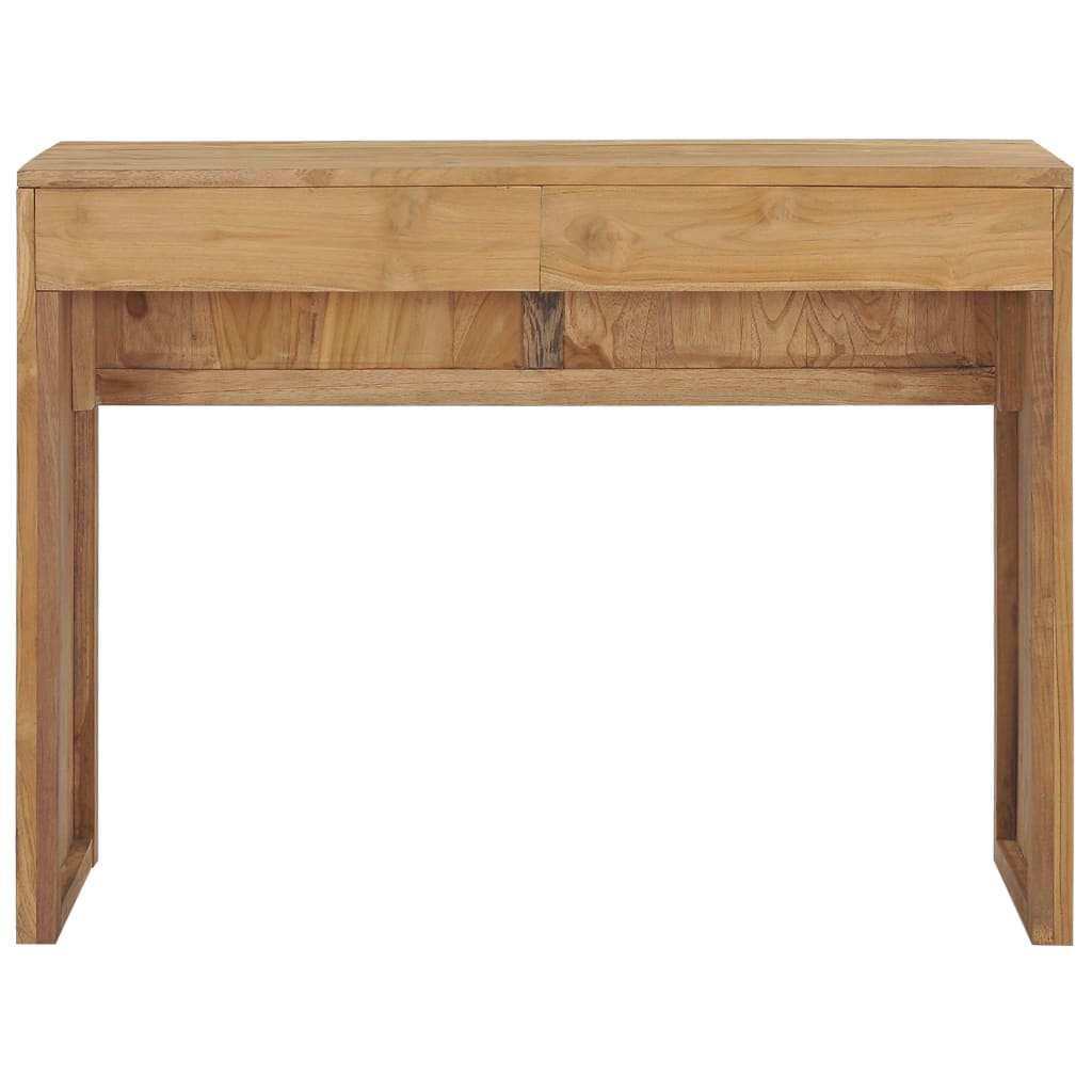 vidaXL Console Table 100x35x75 cm Solid Teak Wood