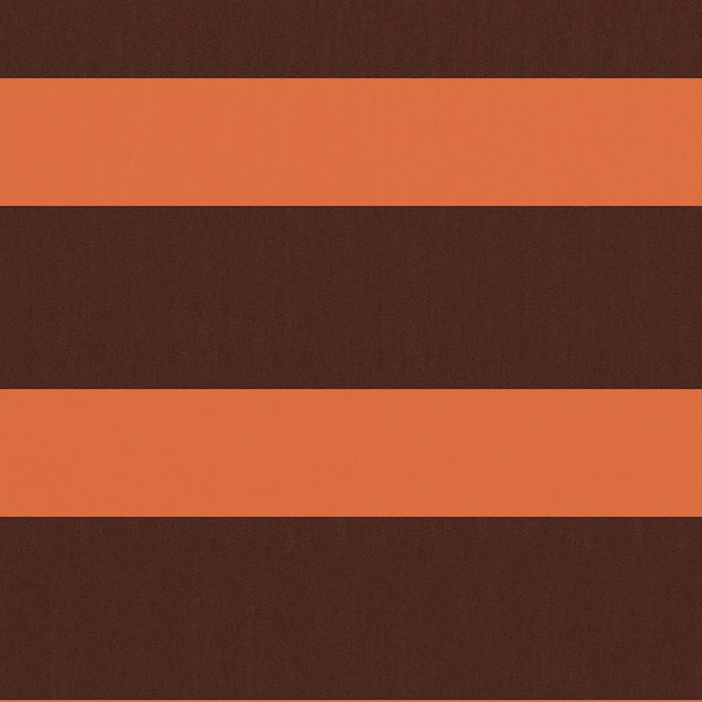 vidaXL Balcony Screen Orange and Brown 75x400 cm Oxford Fabric