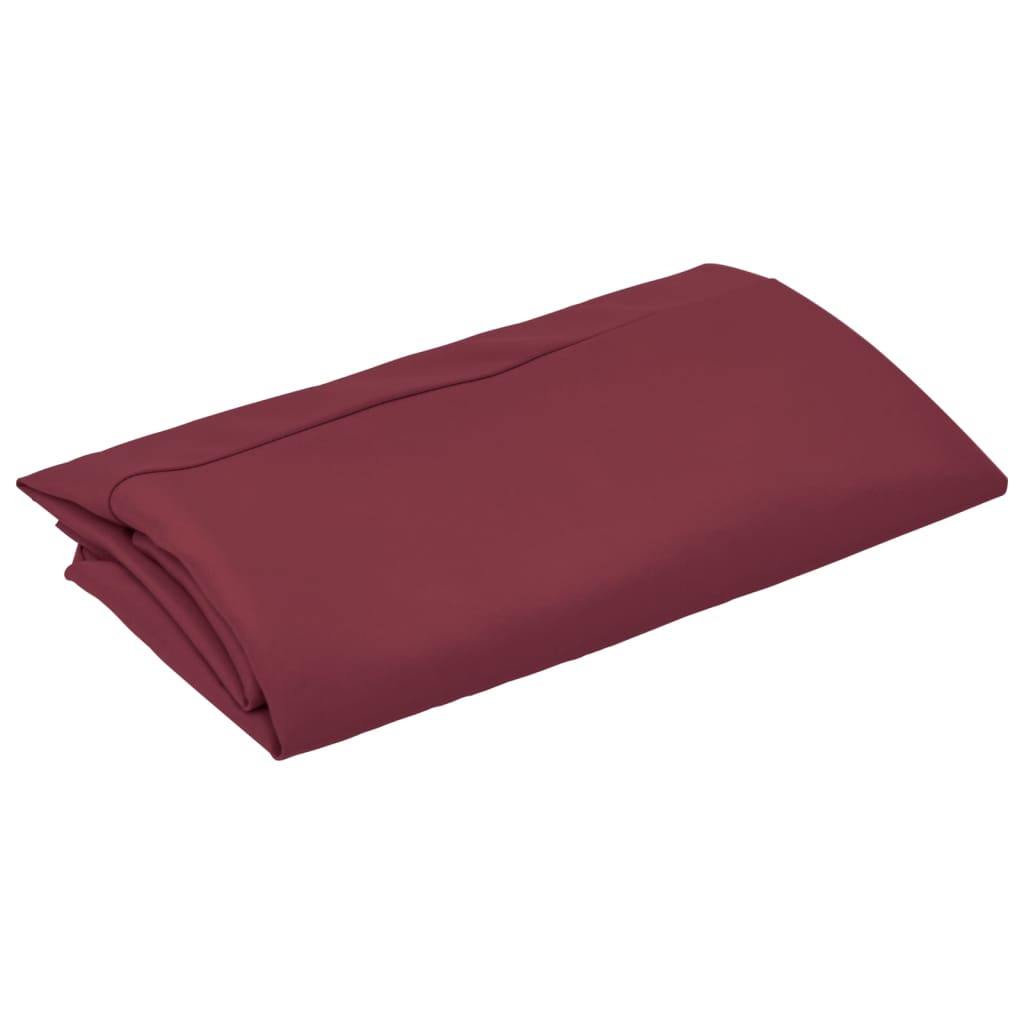 vidaXL Replacement Fabric for Cantilever Umbrella Bordeaux Red 350 cm