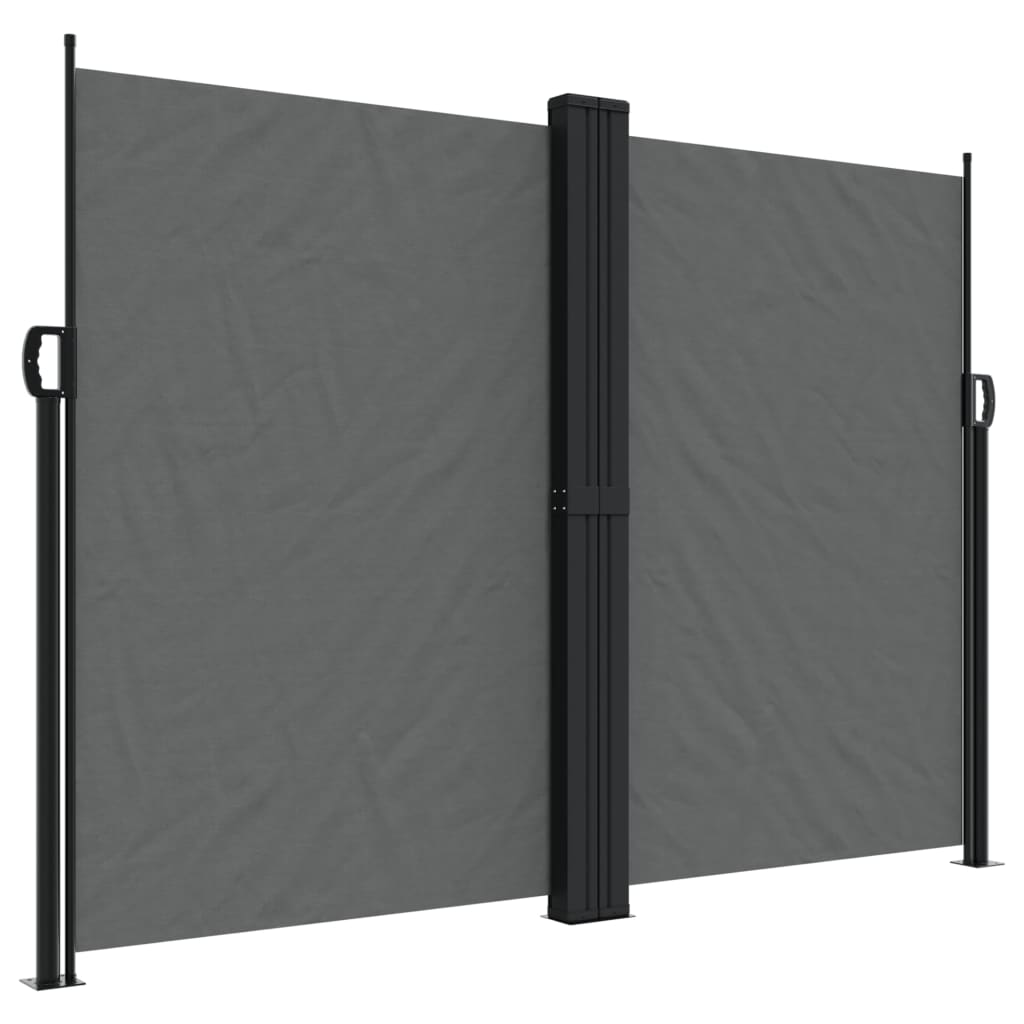vidaXL Retractable Side Awning Anthracite 180x1000 cm