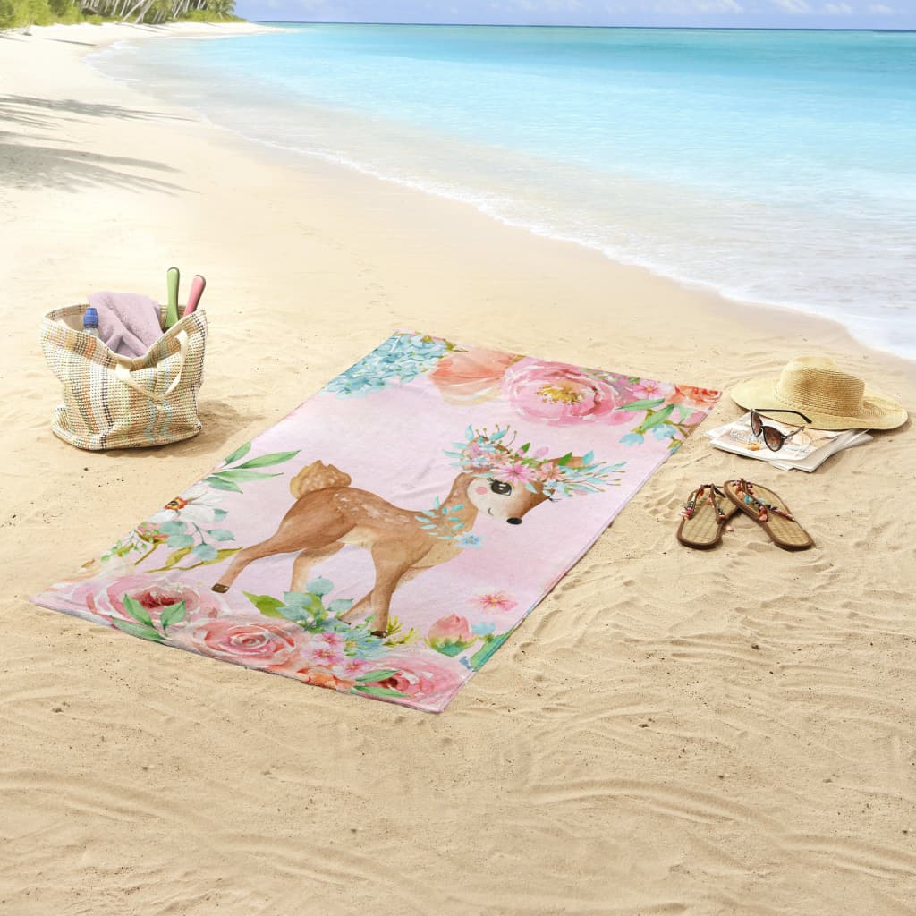 Good Morning Beach Towel SWEET 75x150 cm Pink