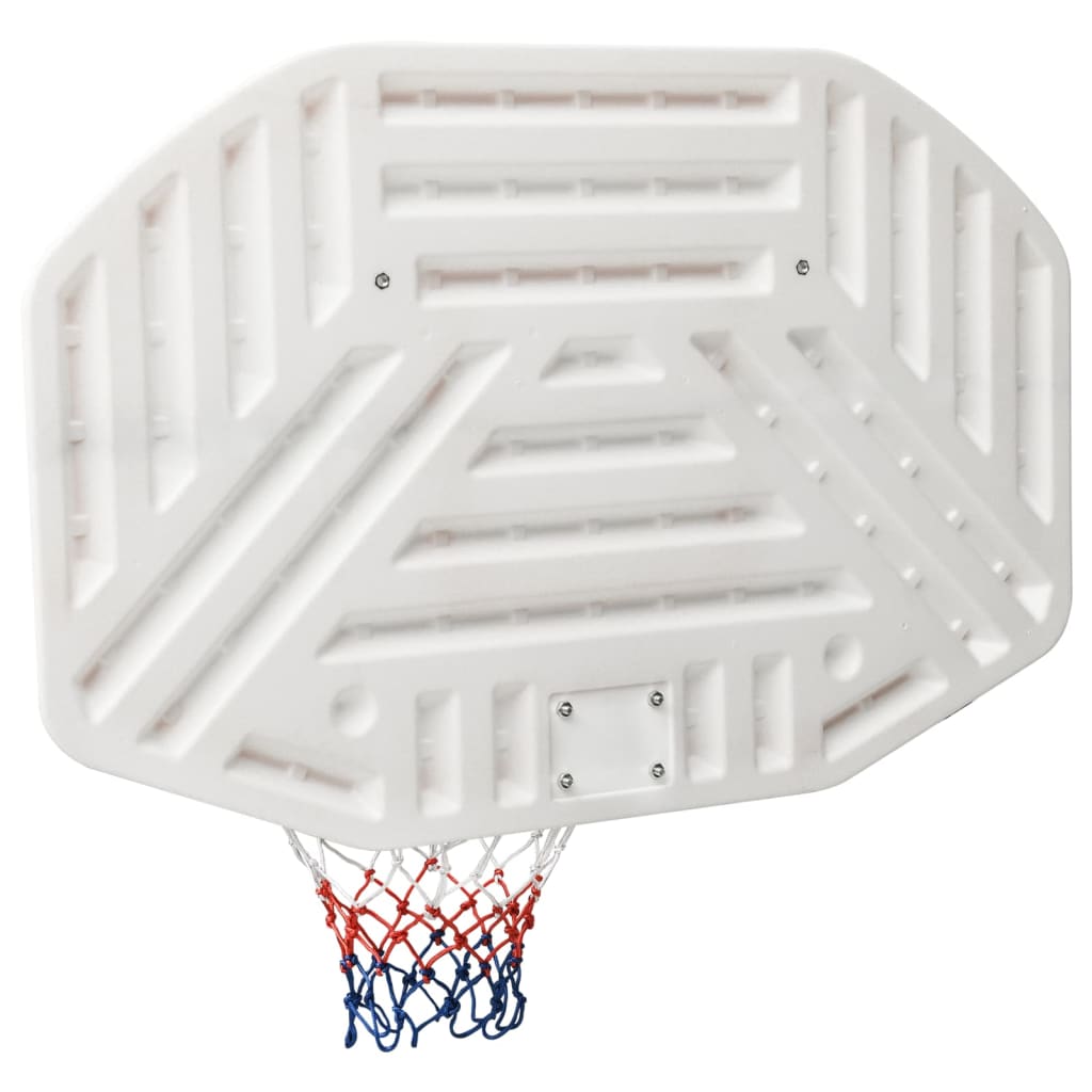 vidaXL Support de basket-ball Blanc 258-363 cm Polyéthylène
