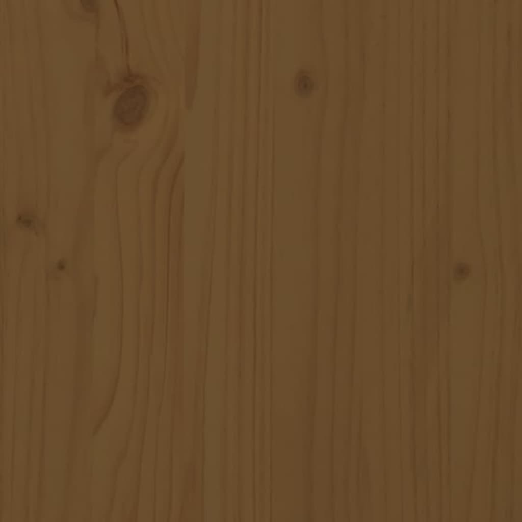 vidaXL Plant Stand Honey Brown 104.5x25x109.5 cm Solid Wood Pine