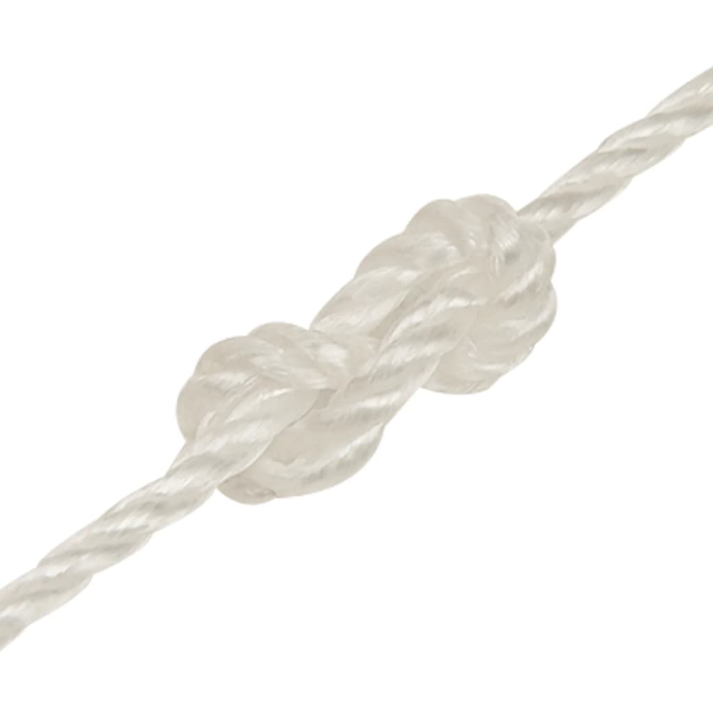 vidaXL Work Rope White 3 mm 50 m Polypropylene