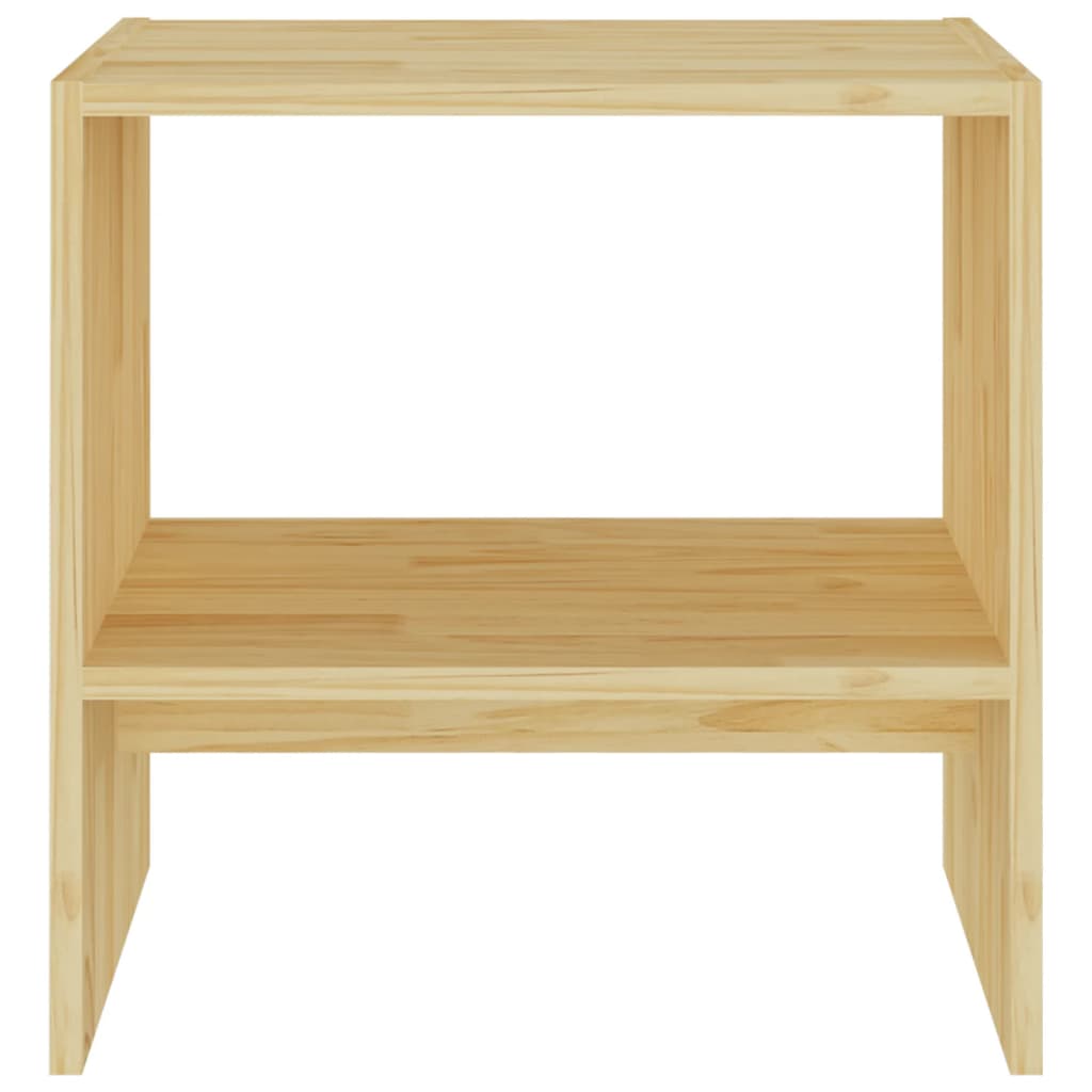 vidaXL Bedside Cabinet 40x30.5x40 cm Solid Pinewood