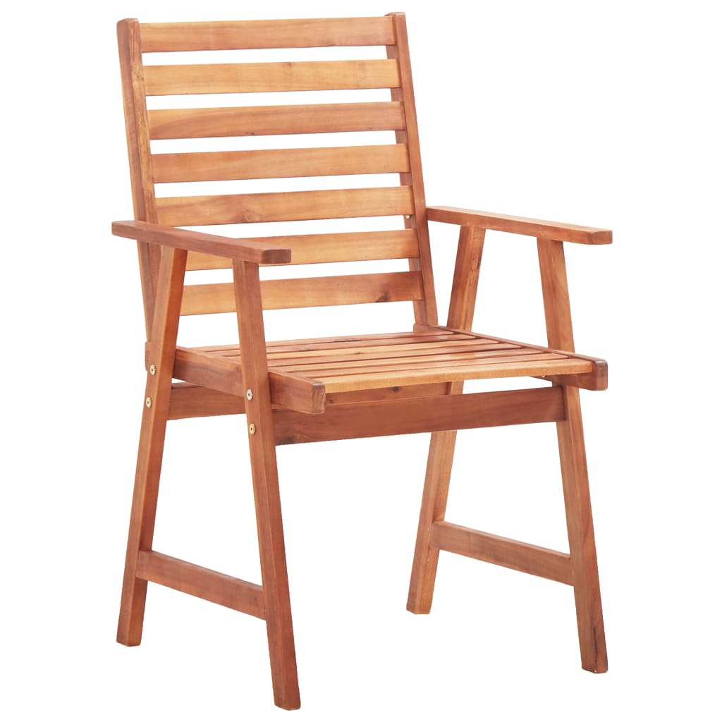 vidaXL Outdoor Dining Chairs 6 pcs Solid Acacia Wood