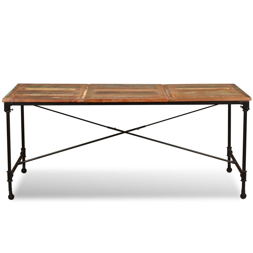 vidaXL Dining Table Solid Reclaimed Wood 180 cm
