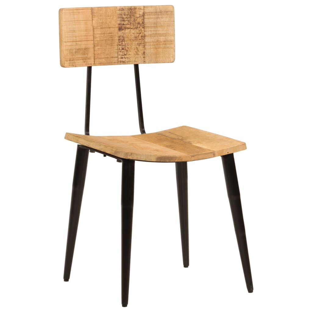 vidaXL Dining Chairs 2 pcs 44x40x80 cm Solid Wood Mango