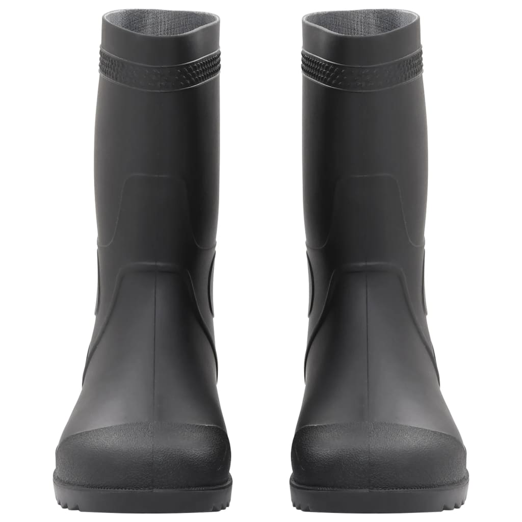 vidaXL Rain Boots Black Size 46 PVC