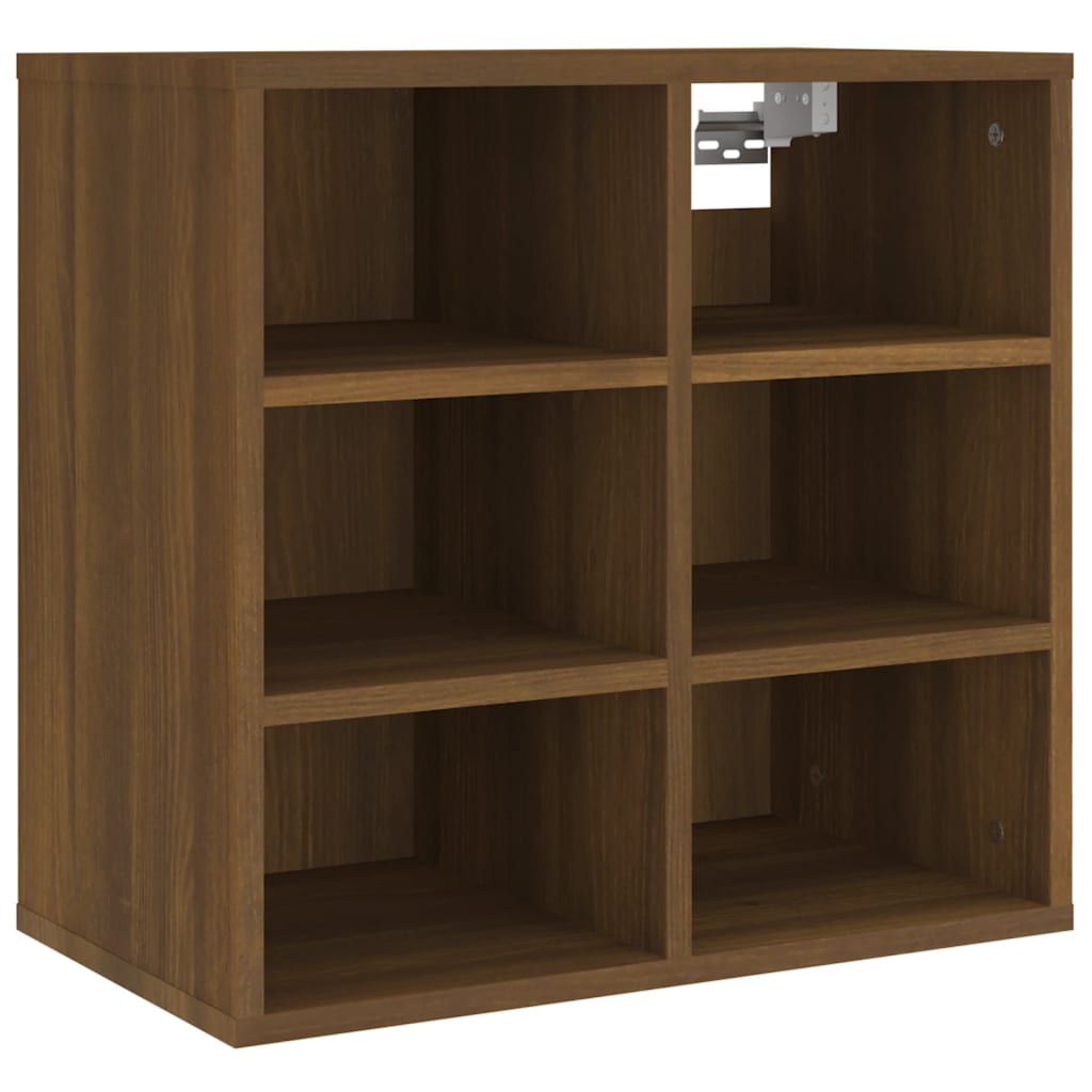 vidaXL Shoe Cabinet Brown Oak 52.5x30x50 cm