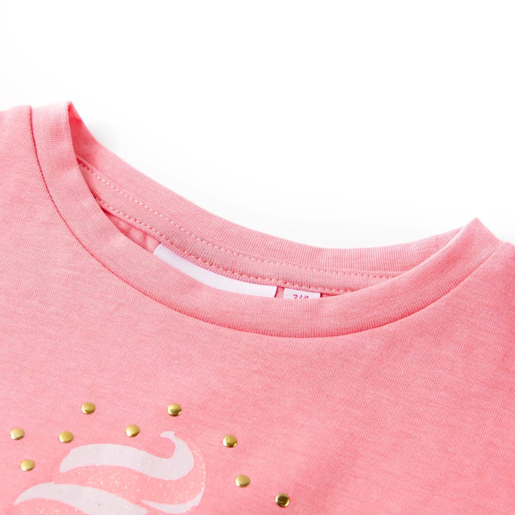 Kids' T-shirt Bright Fluo Pink 92