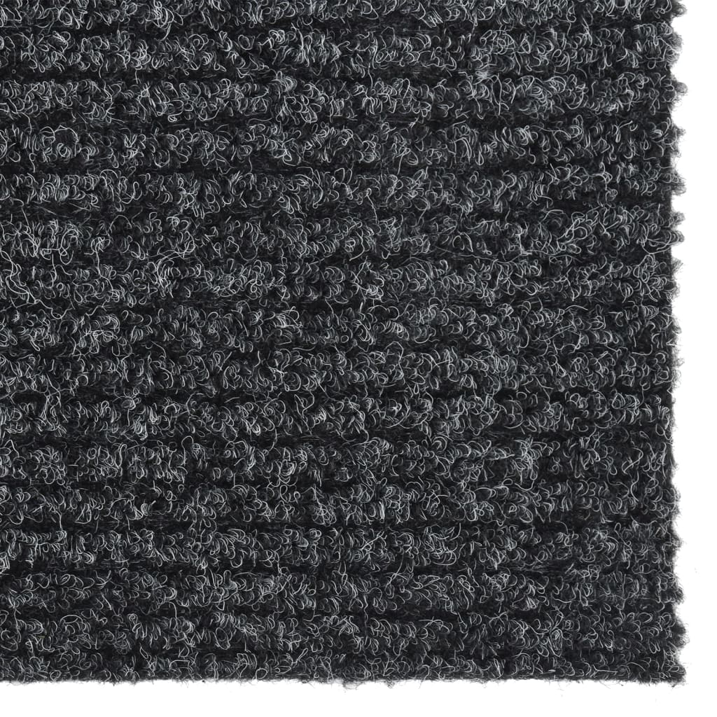 vidaXL Dirt Trapper Carpet Runner 100x450 cm Anthracite