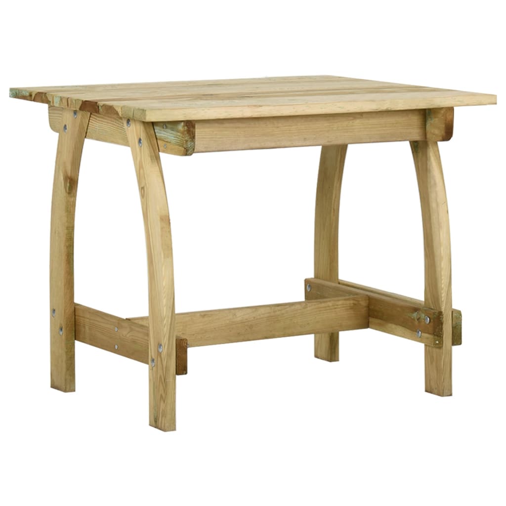 vidaXL Garden Table 110x74x75 cm Impregnated Pinewood