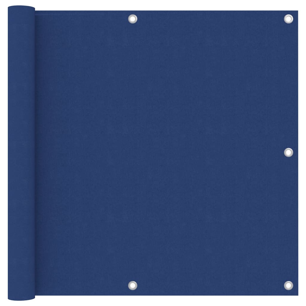 vidaXL Balcony Screen Blue 90x500 cm Oxford Fabric