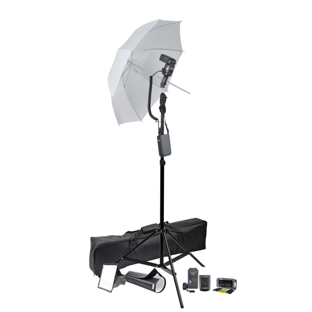 Portable Speedlight Set Tripod Flash Umbrella Trigger