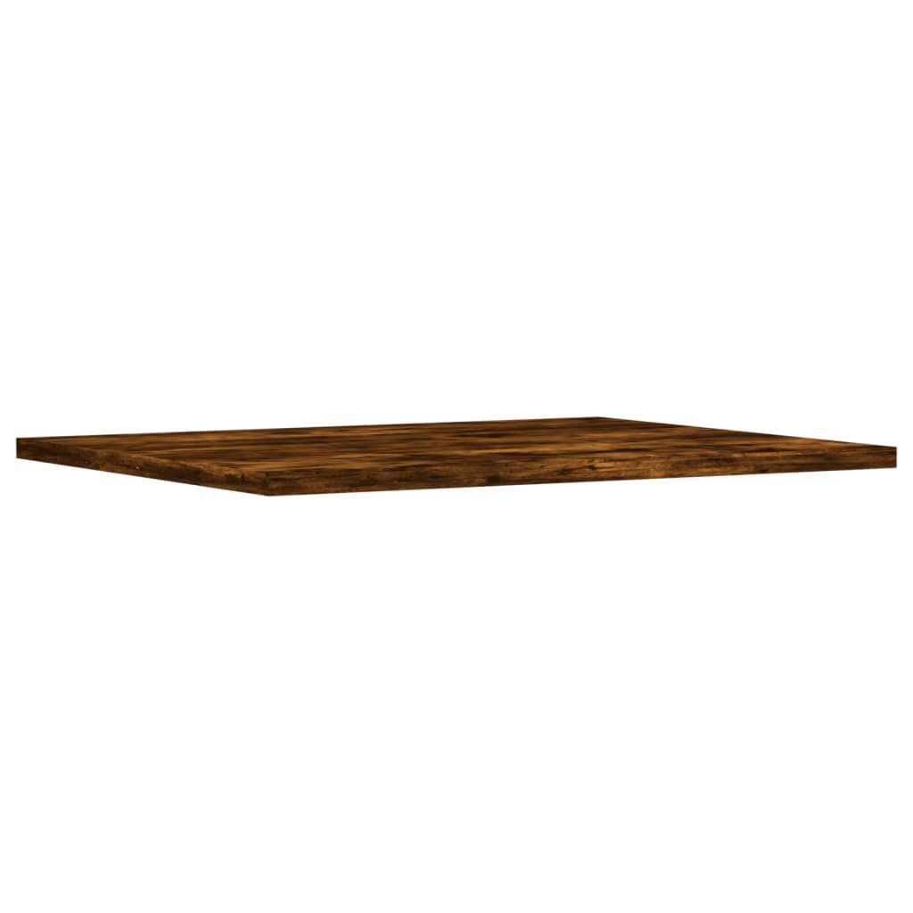 vidaXL Wall Shelves 4 pcs Smoked Oak 40x50x1.5 cm Engineered Wood