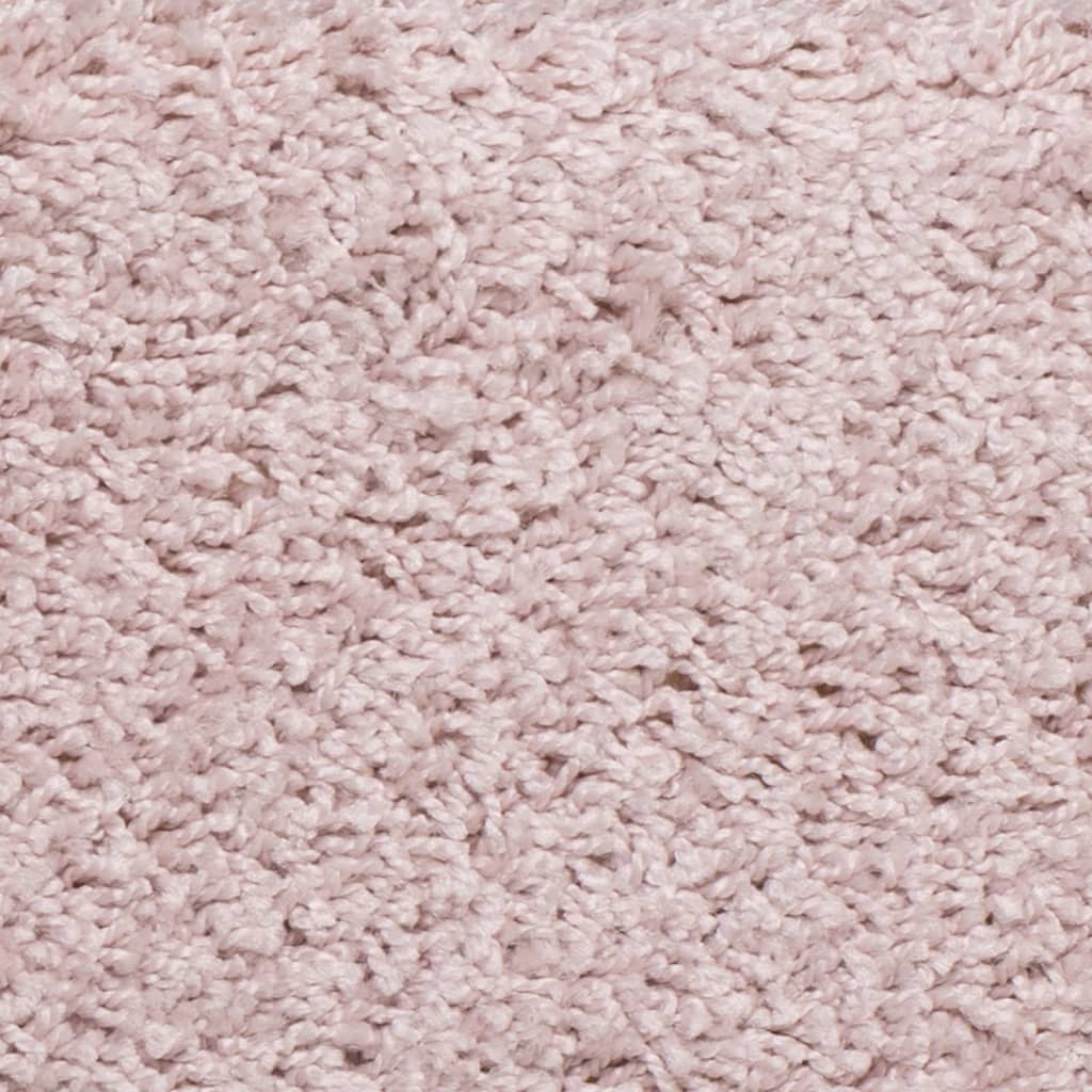 vidaXL Carpet Stair Treads 15 pcs Light Pink 65x21x4 cm