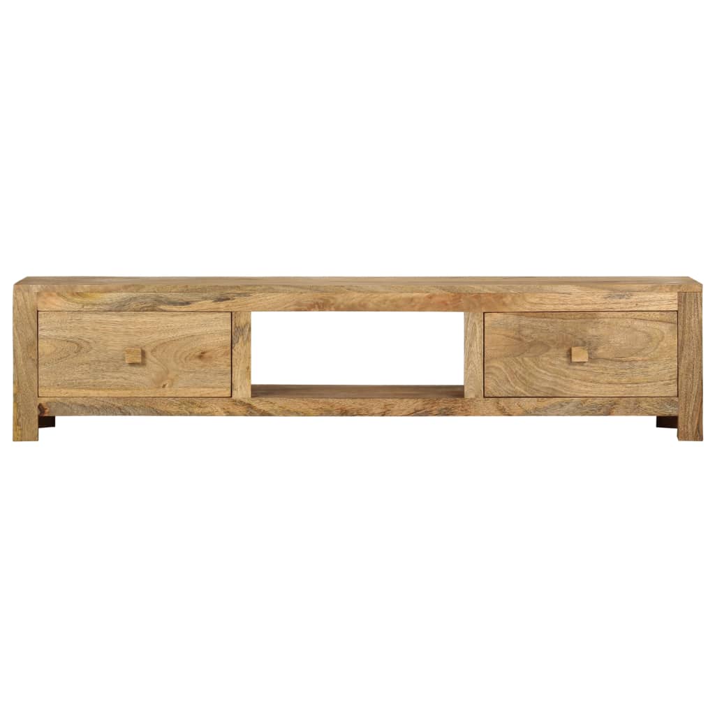 vidaXL TV Cabinet 140x30x32 cm Solid Mango Wood