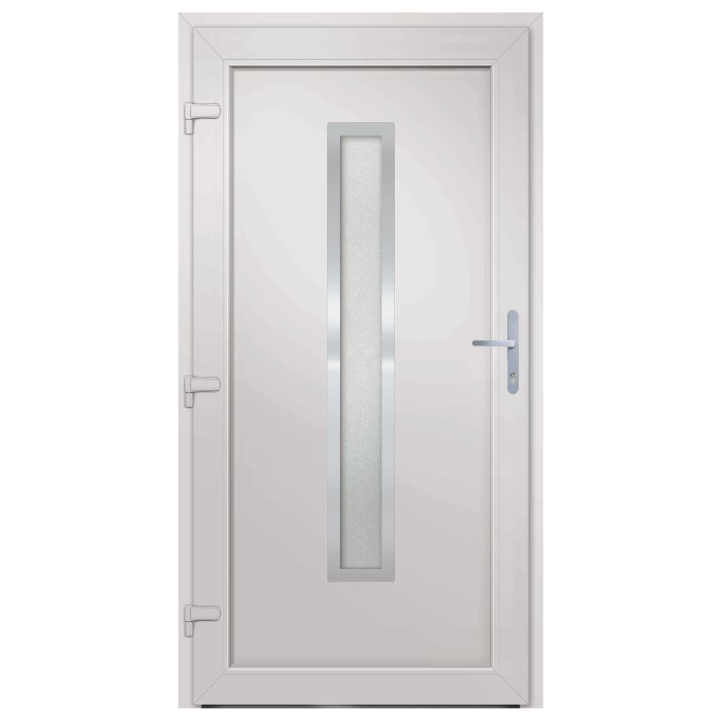 vidaXL Front Door Anthracite 88x200 cm PVC