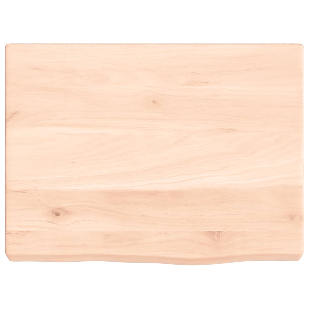 vidaXL Bathroom Countertop 40x30x(2-4) cm Untreated Solid Wood