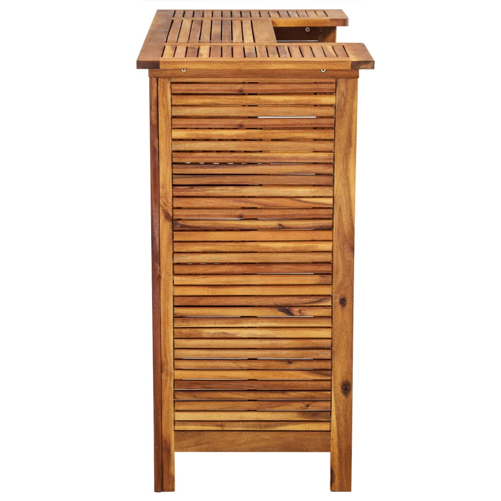 vidaXL Bar Table 110x50x105 cm Solid Acacia Wood