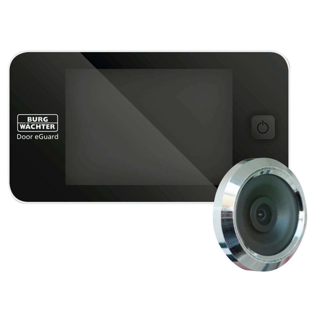 BURG-WÄCHTER Door Security Spyhole with Camera Black