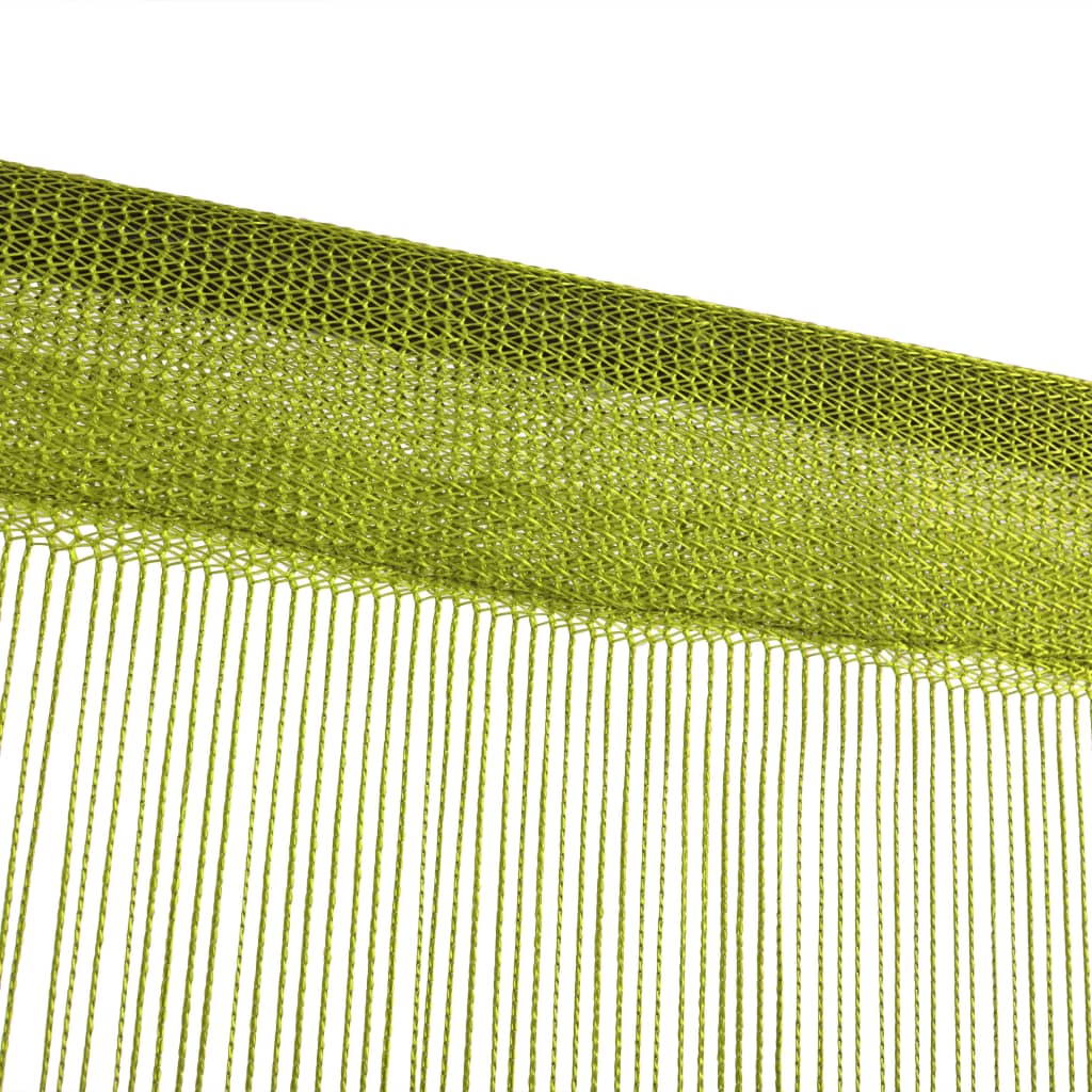 vidaXL String Curtains 2 pcs 100x250 cm Green